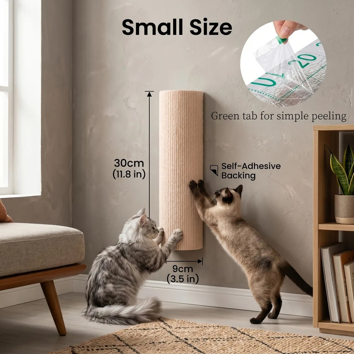 Cat Scratching Post with Durable Sisal Surface for Indoor Claw Care