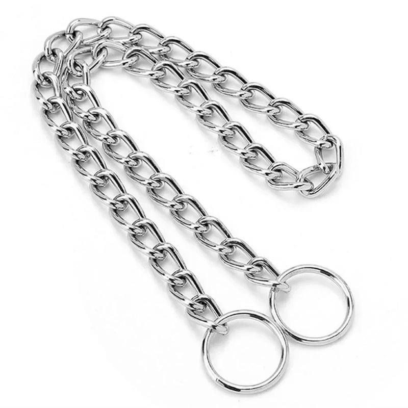 Halsband aus Edelstahl mit Rutschkette