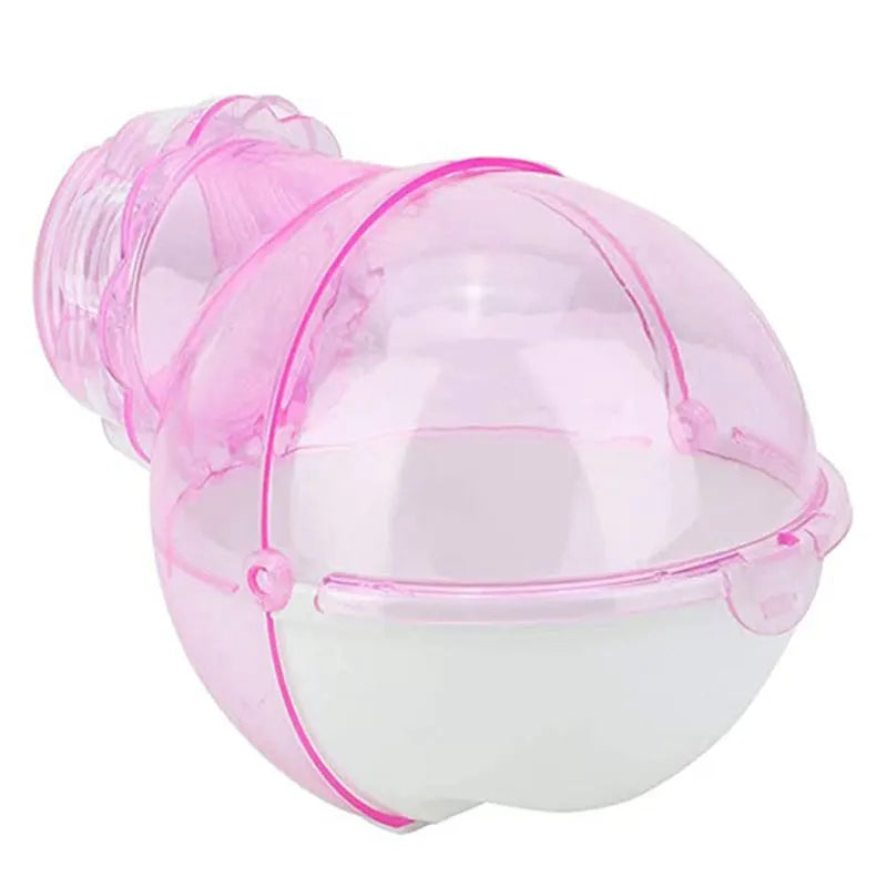 Bac à bain de sable translucide pour hamster