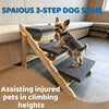 2-in-1 Wooden Pet Stairs and Dog Ramp