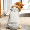Sudadera de Fleece para Perro Grande con Capucha y Bolsillo con Cremallera