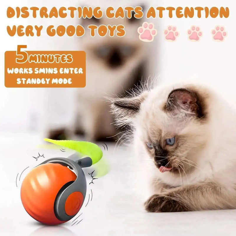 Juguete Interactivo para Gatos con Cola en Movimiento