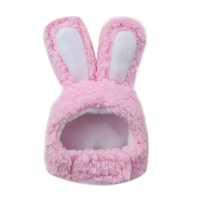 Adorable Bear Plush Pet Headwear for Cats and Small Dogs