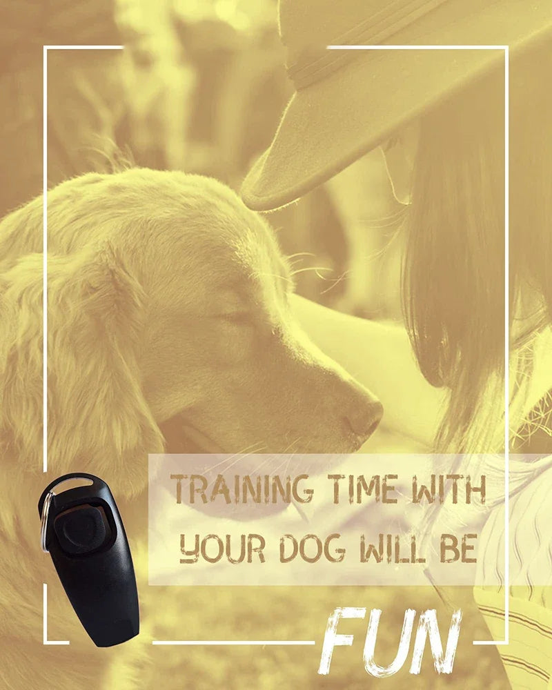 Dog Training Whistle and Clicker for Obedience