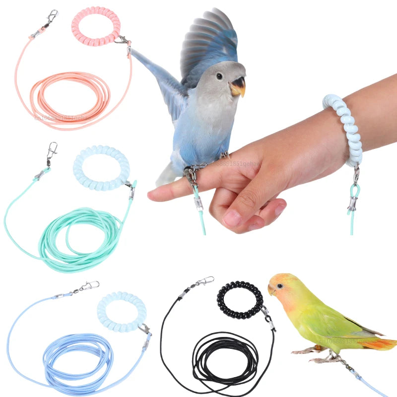 Bird Outdoor Training Harness Rope for Parrots