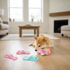 Heart-Shaped Silicone Chew Toy Slippers for Puppies