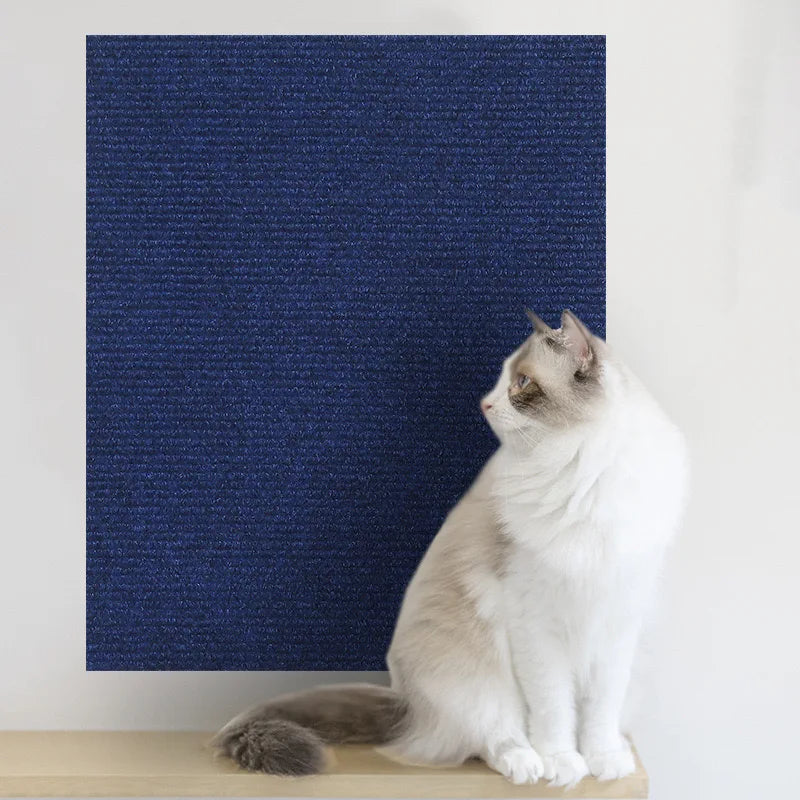 Self-Adhesive Trimmable Cat Scratching Mat for Furniture Protection