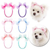 Handmade Pet Hair Bows – Adjustable Multi-Style Cloth Bows for Dogs and Cats