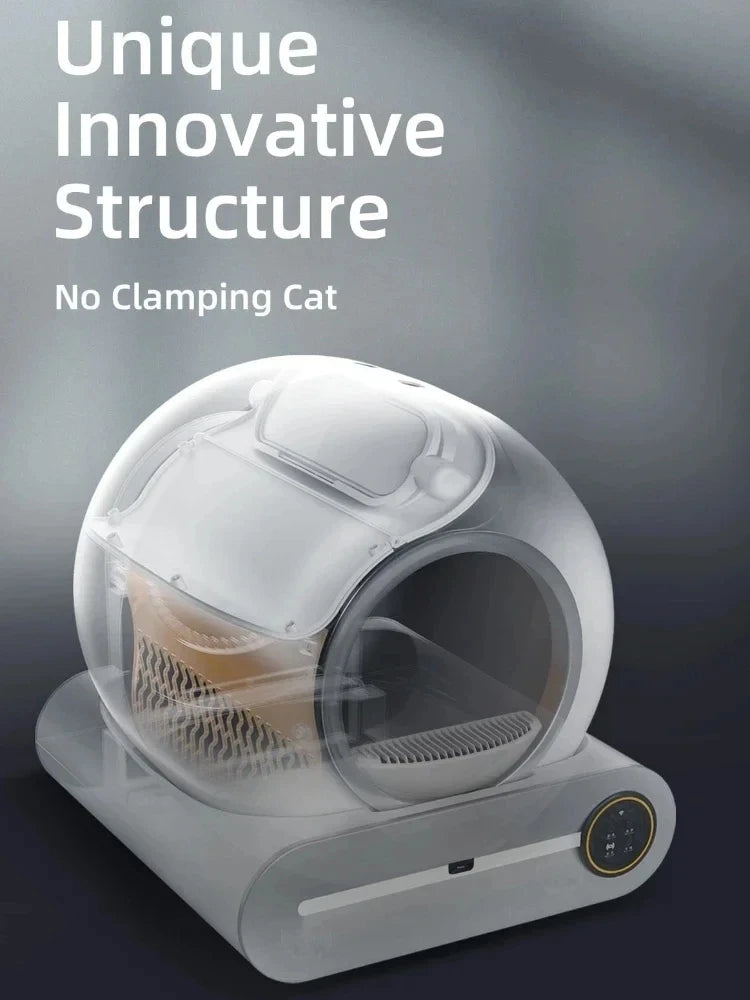 Automatische, selbstreinigende Katzentoilette mit App-Steuerung