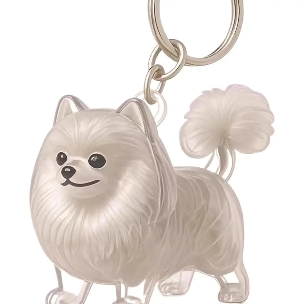 Pet Hair Keepsake Keychain – Memorial Pendant for Dog & Cat Fur