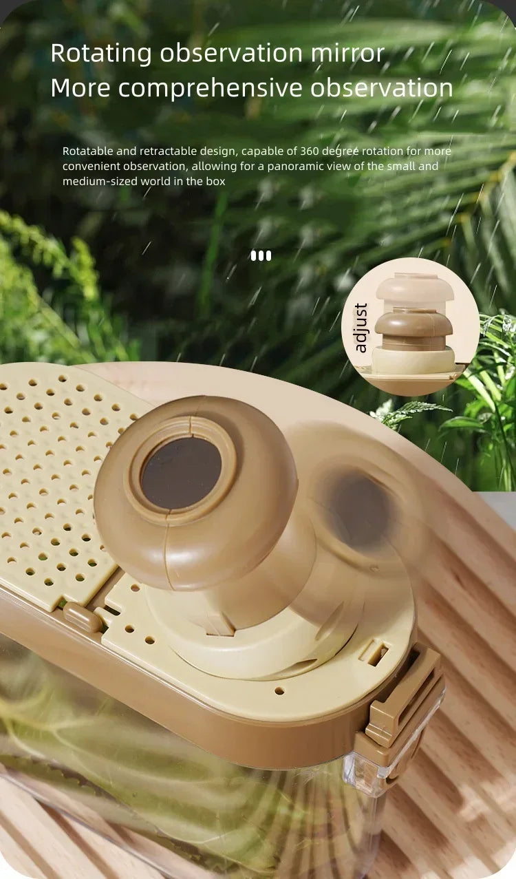 Insect Observation Box Kit with Magnifier for Outdoor Study