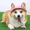 Breathable Cotton Sun Hat for Dogs and Cats with Ear Holes