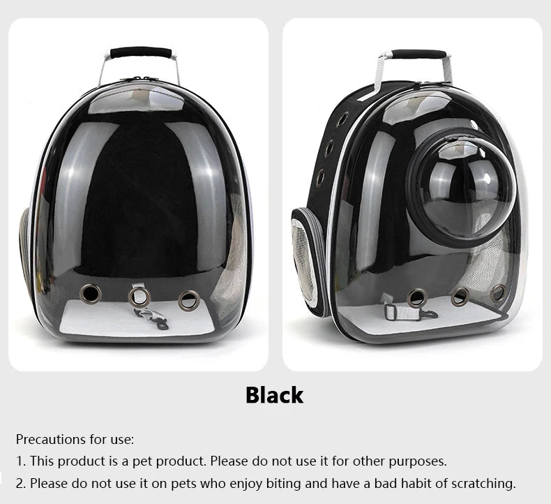 Pet Carrier Backpack with Transparent Viewing Window