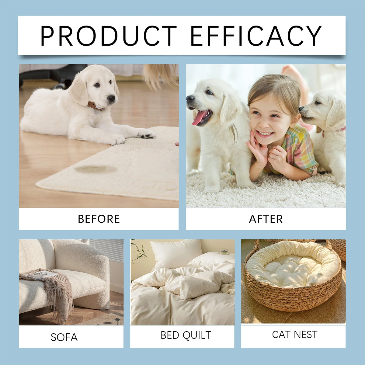 Plant-Based Pet Odor Eliminator Spray – Citrus & Green Tea
