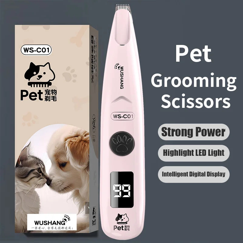 LED Pet Grooming Trimmer for Dogs and Cats