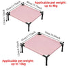Elevated Pet Bed with Detachable Frame and Breathable Mesh