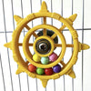 Parrot Spinner Rattle Toy with Colorful Beads
