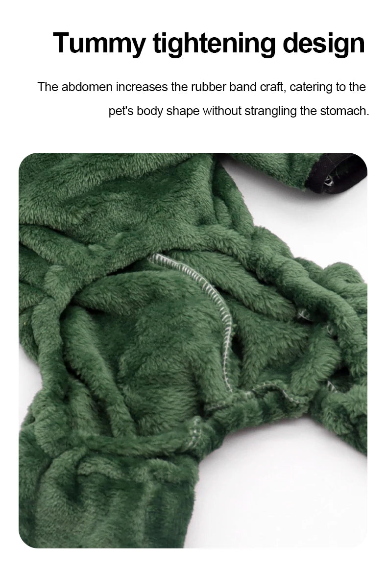 Dinosaur Costume Hoodie for Small Dogs and Cats