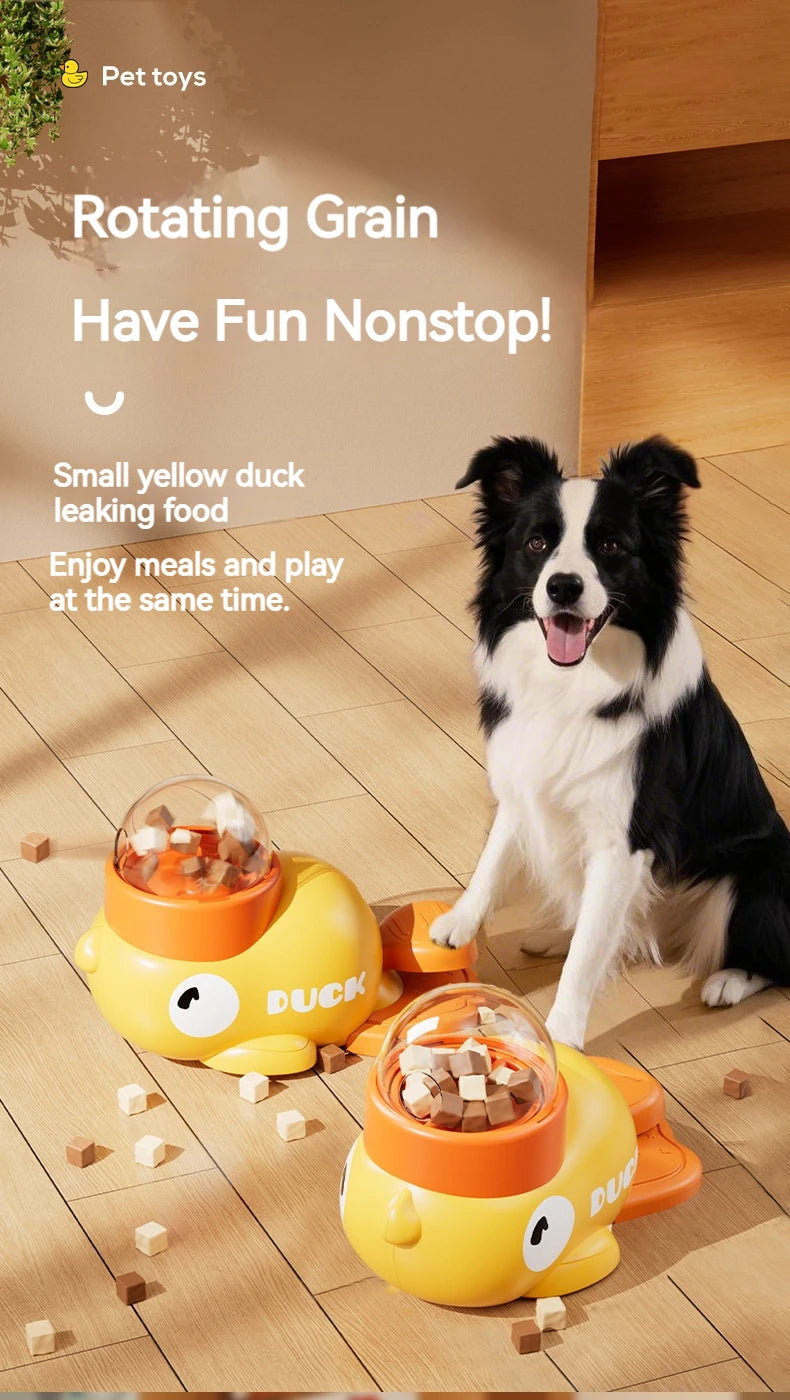 Interactive Duck Treat Dispenser for Cats & Dogs