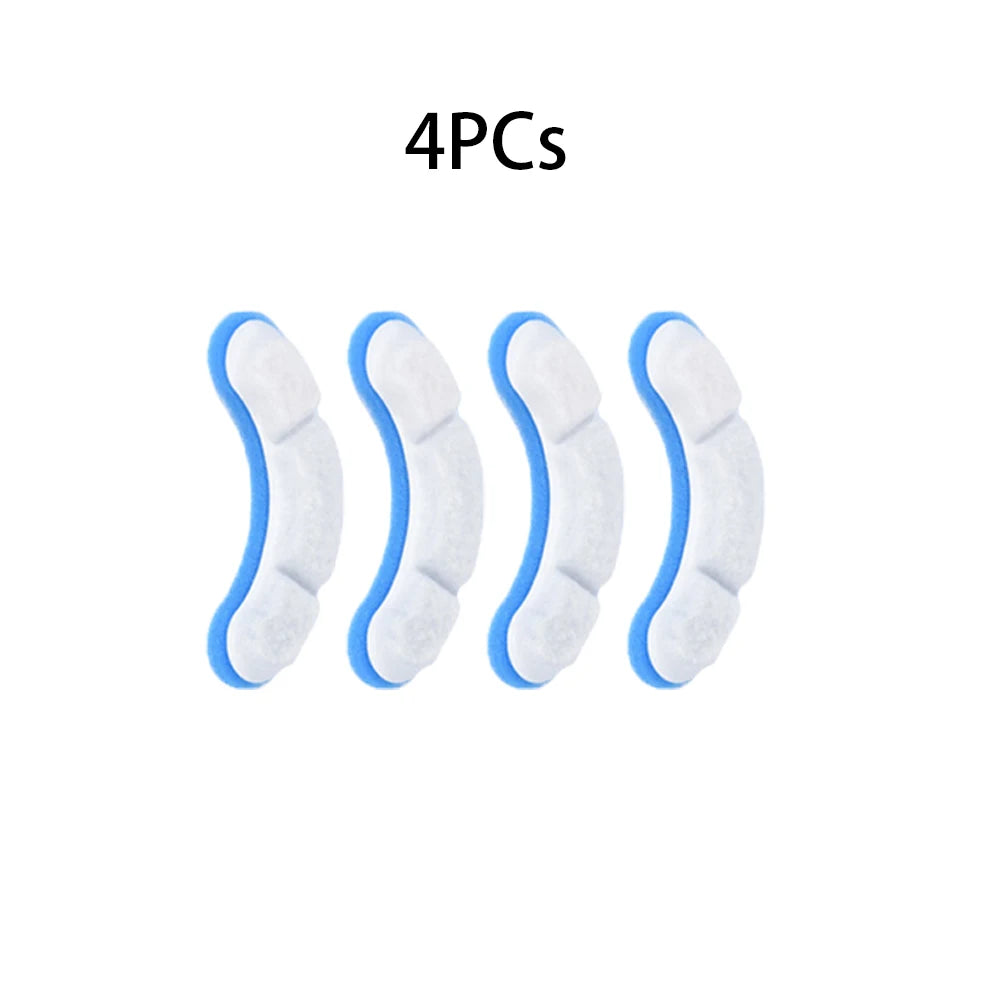 Four white activated carbon replacement filters for pet water fountains