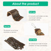 Natural Wood Chewing Toy Set for Small Pets