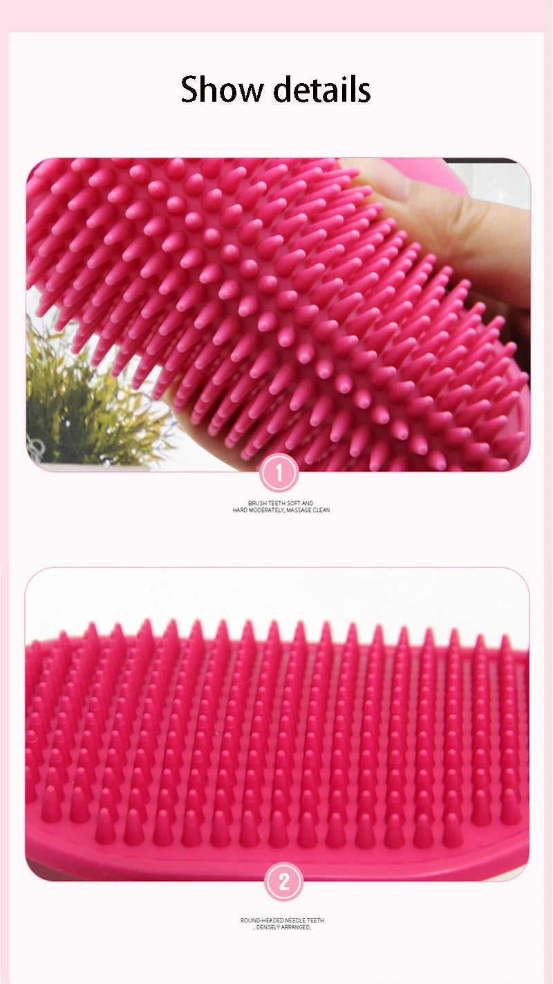 Soft Rubber Pet Grooming Glove Brush for Dogs and Cats