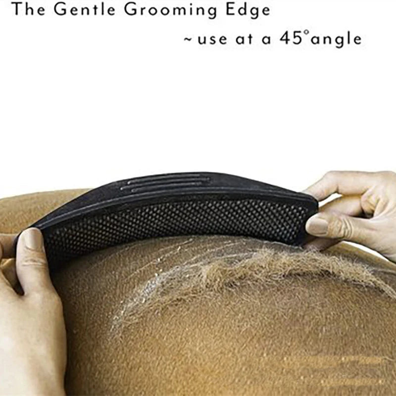Brosse de toilettage et massage équin