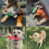 Fun Plush Bottle-Shaped Dog Toys with Squeakers