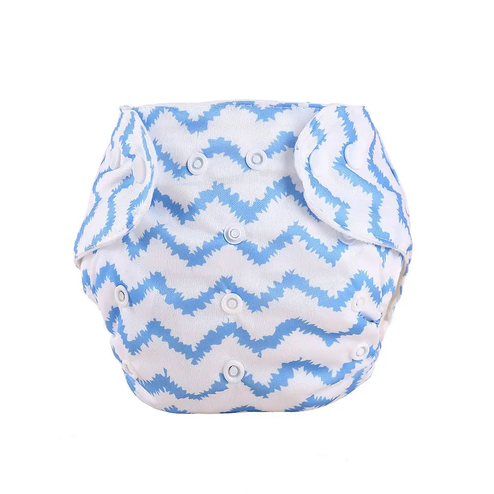 Eco-Friendly Reusable Cotton Cloth Diapers with Adjustable Fit