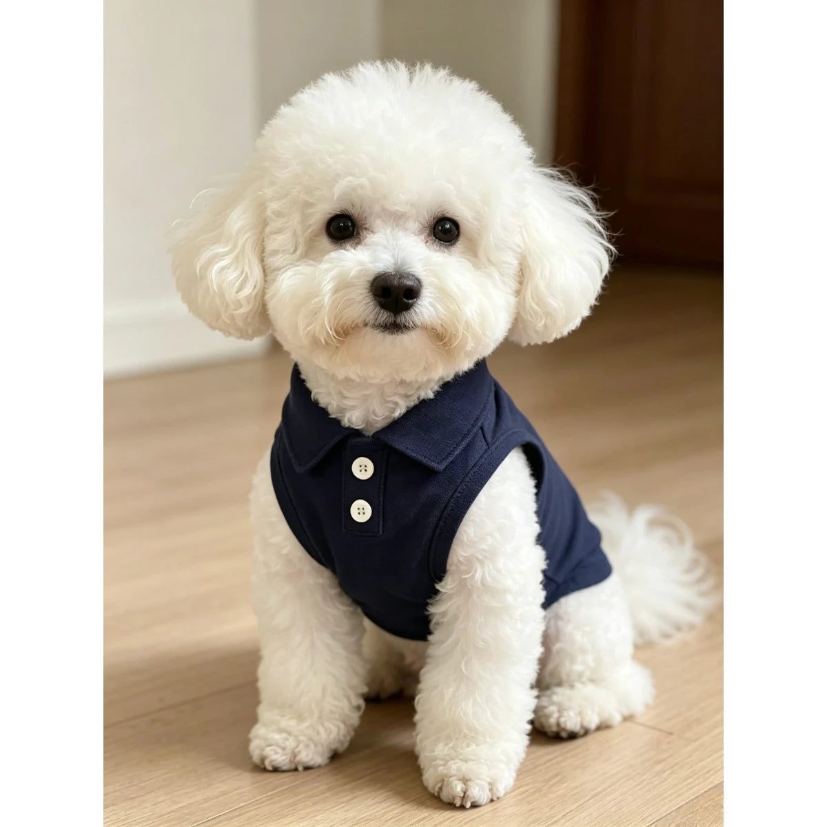 Breathable Pet Sleeveless Vest with 3D Embroidery for Small Dogs
