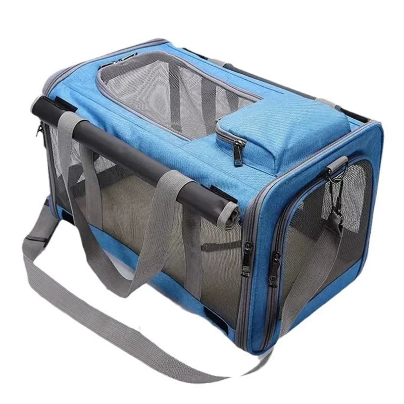 Breathable Mesh Cat & Small Dog Travel Carrier Bag