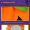Adjustable Halloween Pumpkin Overall Costume for Small Dogs and Cats