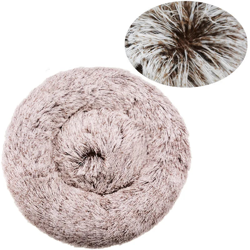 Ultra-Soft Plush Pet Bed for Dogs & Cats