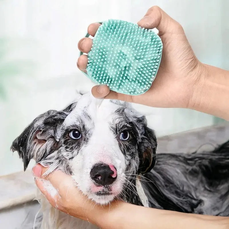 Silicone Pet Bath Massage Glove for Dogs and Cats