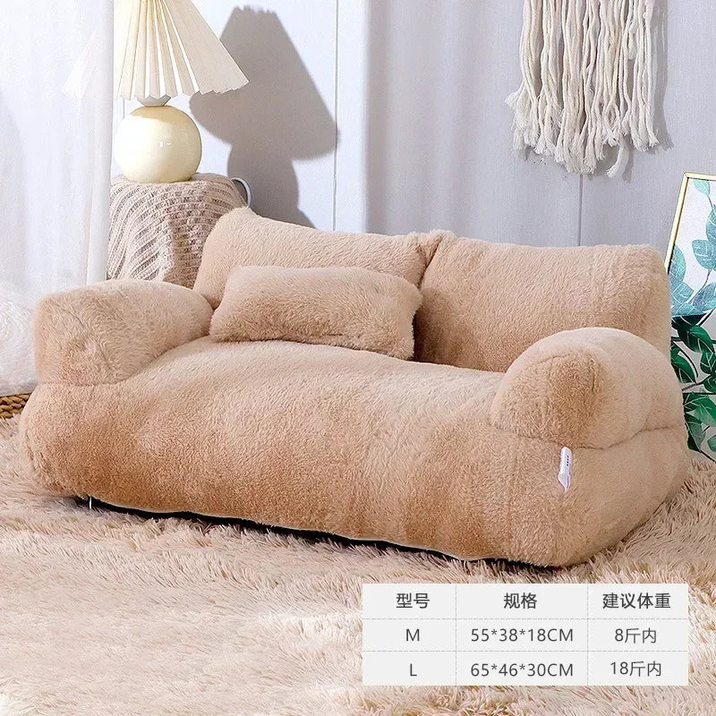 Machine Washable Cat Sofa Bed with Removable Cover