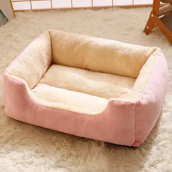 Soft Plush Pet Bed for Cats and Dogs