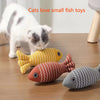 Interactive Linen Fish Cat Toy - Bite-Resistant & Dental Chew Plush