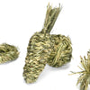 Natural Woven Grass Chew Balls for Rabbits and Small Pets