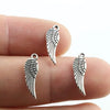 Antique Silver Wing Charms for Jewelry Making