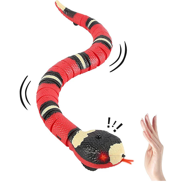 Jouet Serpent Interactif Rechargeable par USB pour Chat