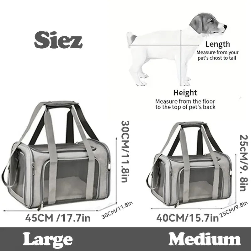 Mochila Transportadora Ventilada para Mascotas