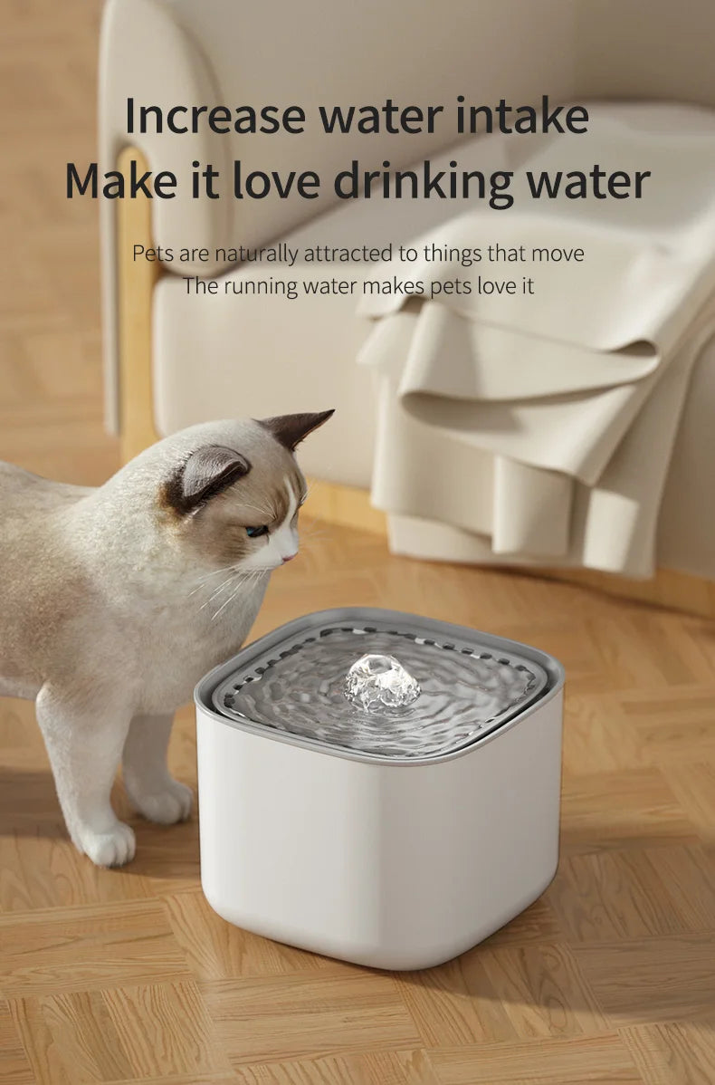 Fuente de Agua Automática para Gatos de 3L