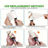 Instructions show how to use and replace the Ultra-Sticky Lint Roller for pet hair removal.