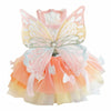 Rainbow Butterfly Tutu Dress for Small Dogs and Cats
