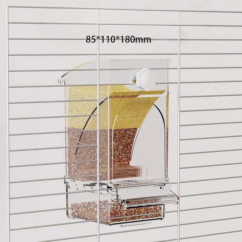 Parrot No-Waste Feeder with Seed Husk Separator