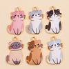 Colorful Cartoon Cat & Animal Enamel Charms for DIY Jewelry Making