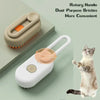 Brosse de toilettage électrique pour animaux avec fonction vapeur