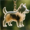Pet Memorial Fur Keepsake Keychain Pendant