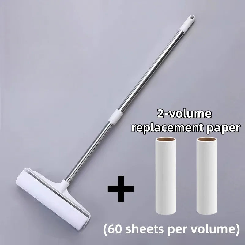 Extendable Pet Hair Lint Roller with 2 Refill Rolls
