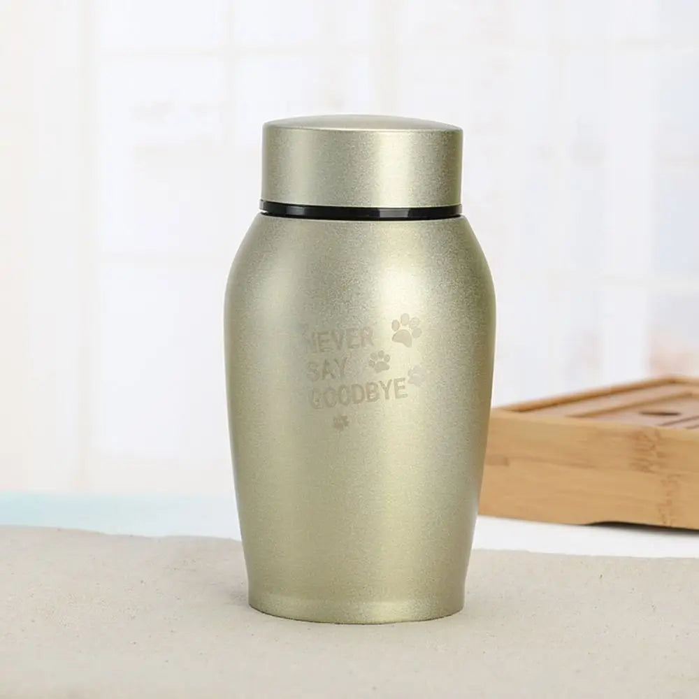 Pet Memorial Ashes Storage Box with Paw Print Lid